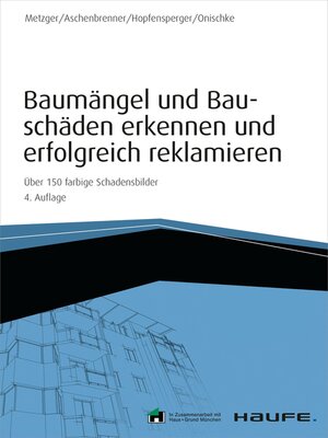 cover image of Baumängel und Bauschäden erkennen und erfolgreich reklamieren --inkl. Arbeitshilfen online